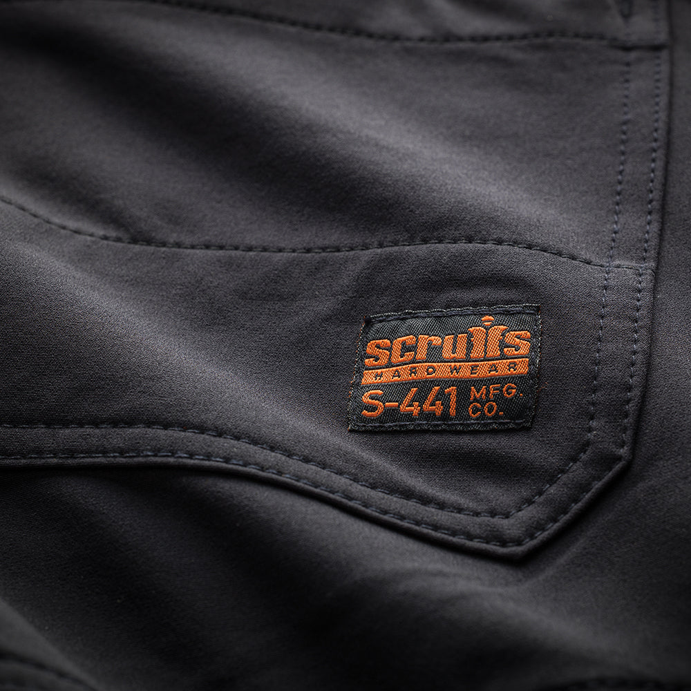 Scruffs - Trade Flex werkshorts, zwart-3