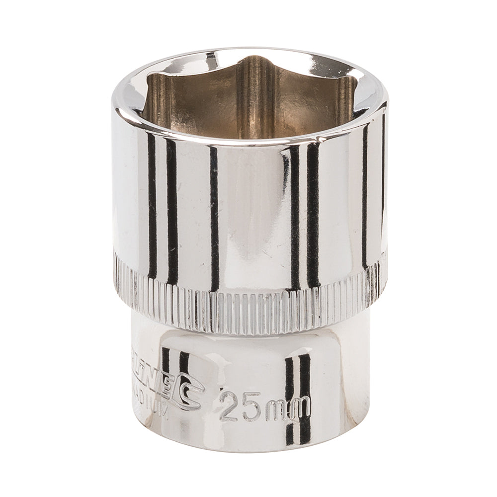 Silverline - Zeskantige 1/2" metrische dop-13