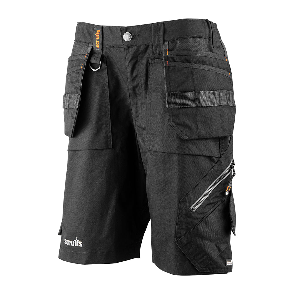 Scruffs - Trade Dames werkshorts met holsterzakken, zwart-4