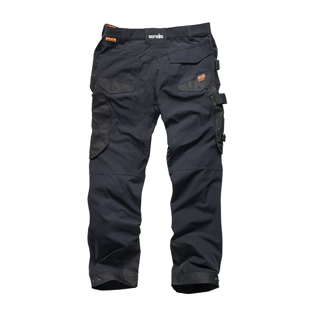 Scruffs - Pro Flex Plus werkbroek met holsterzakken, zwart-1