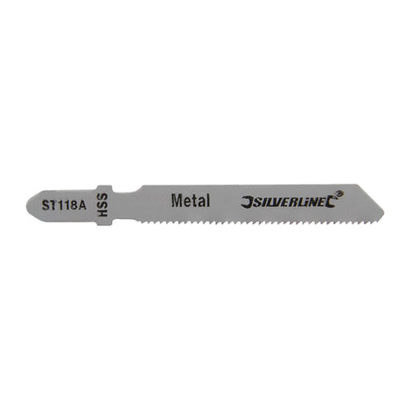 Silverline - Decoupeerzaagbladen voor metaal, 5 pk.