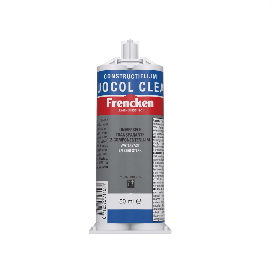 Constructielijm DuoCol Clear Koker 50 ml (12 stuks)