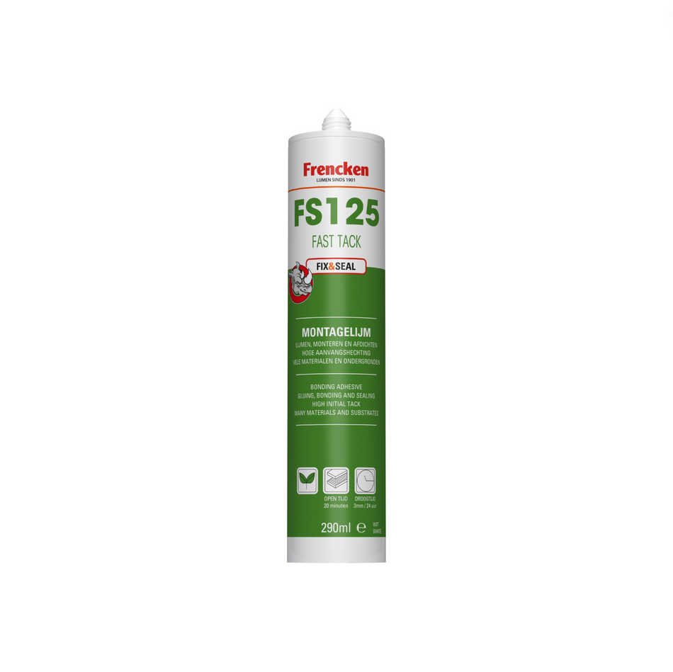 FS125 Fast Tack – Fix&Seal montagelijm Koker 290ml (12 stuks)