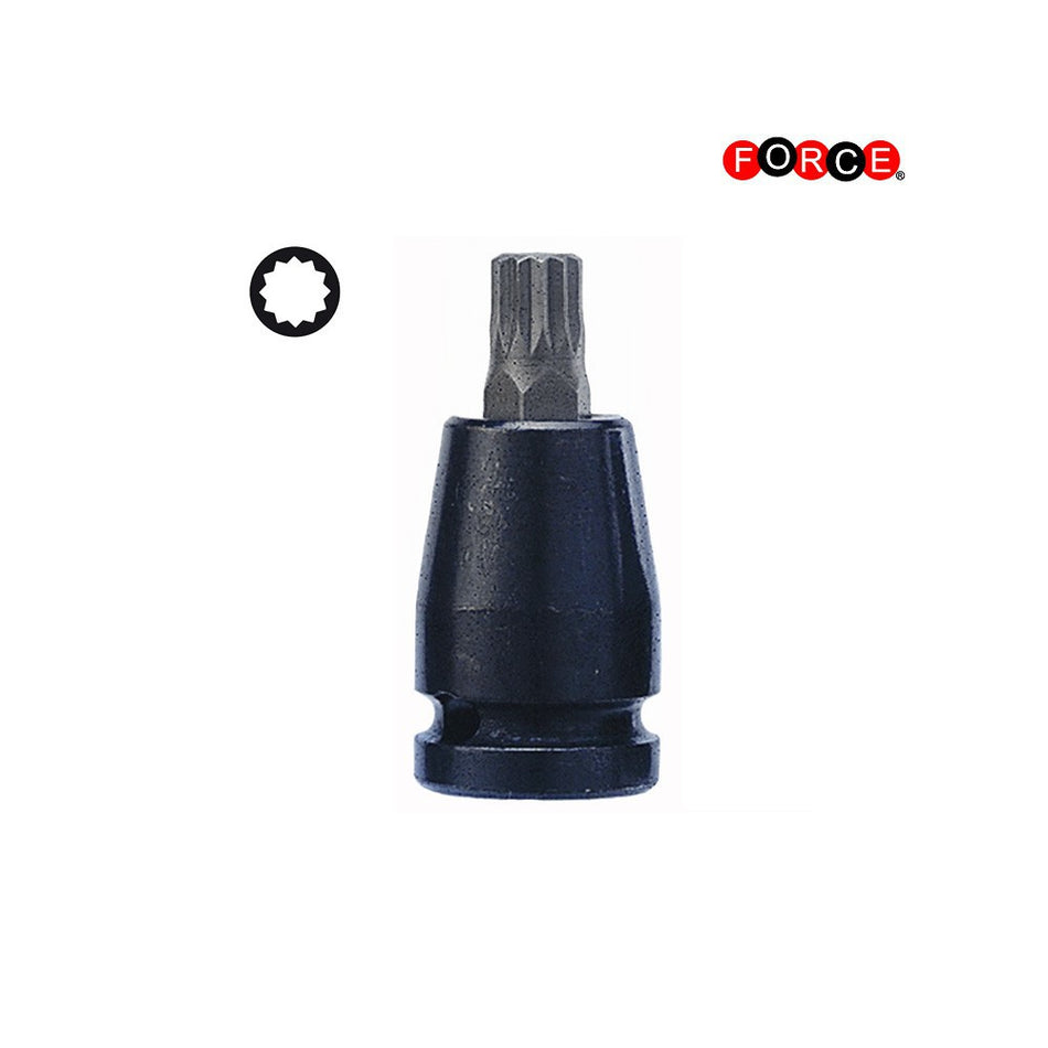 1/2" Imp. spline socket bit 100mmL M12