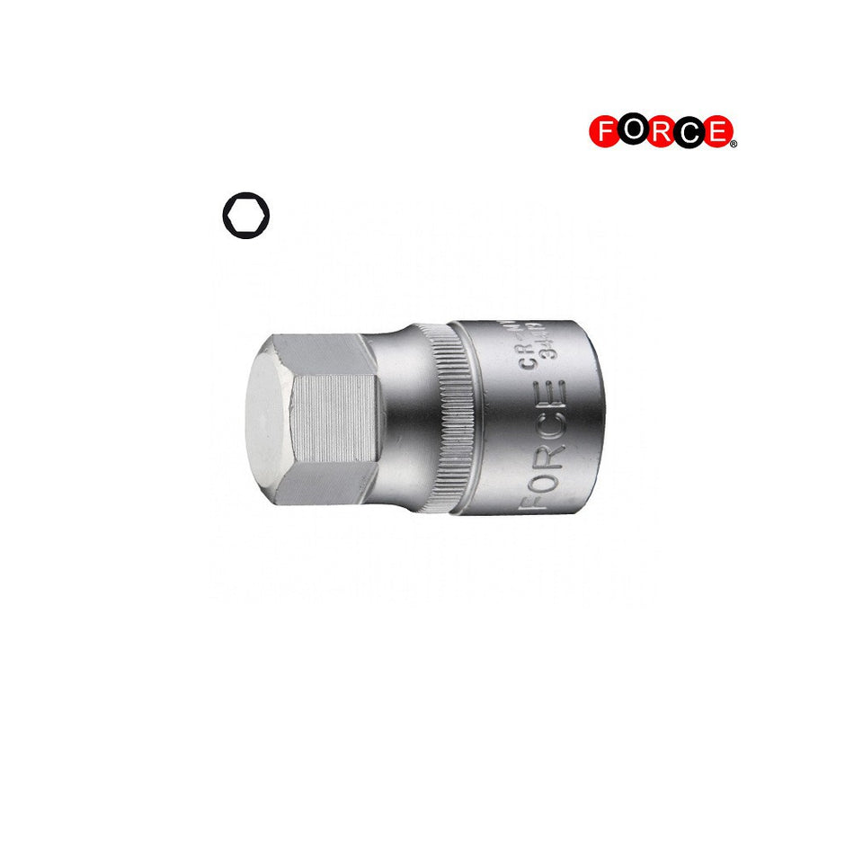 1/2" Hex socket bit 12 (one-piece)