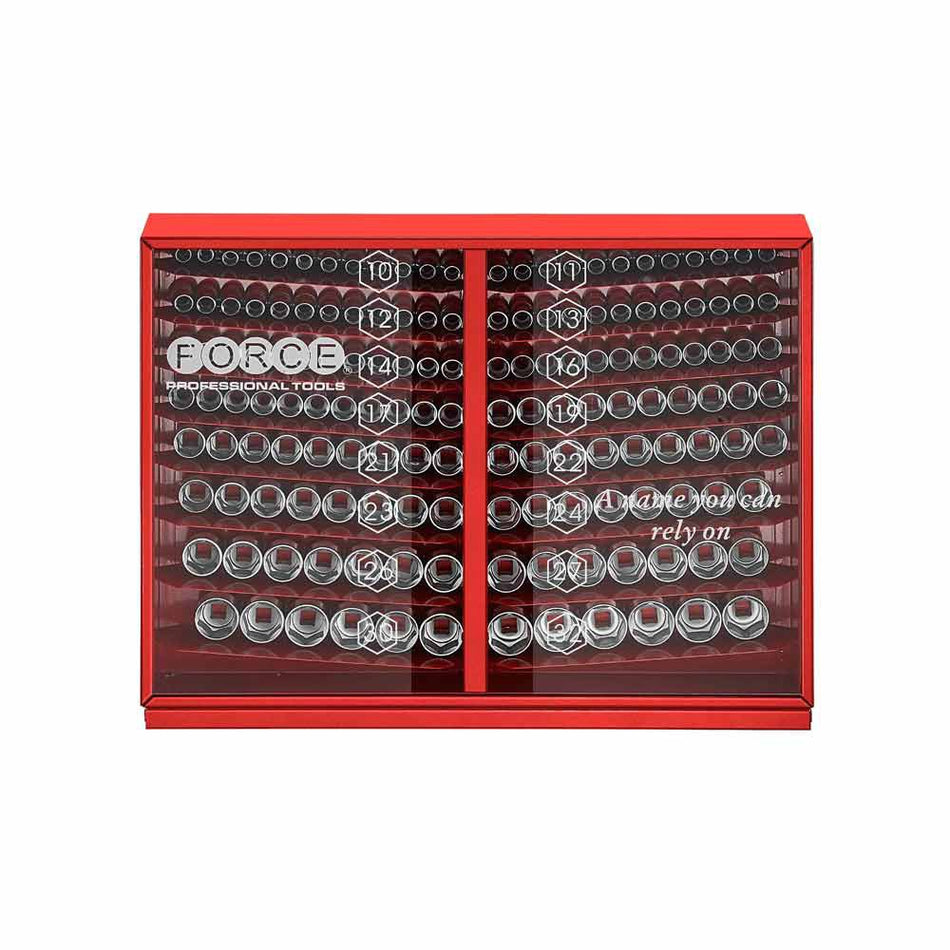 163pc Surface drive socket set