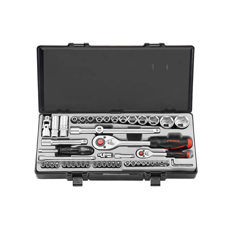 54pc Surface drive socket set