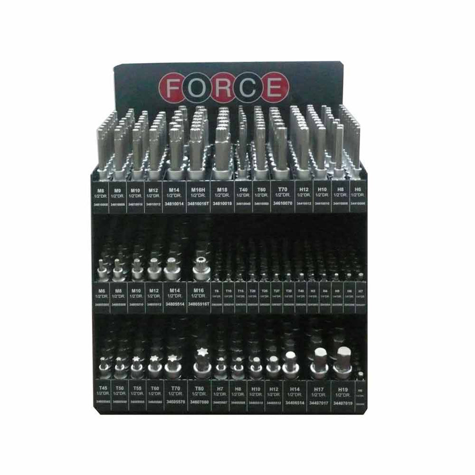 3-layer socket display shelf with 460pcs tools