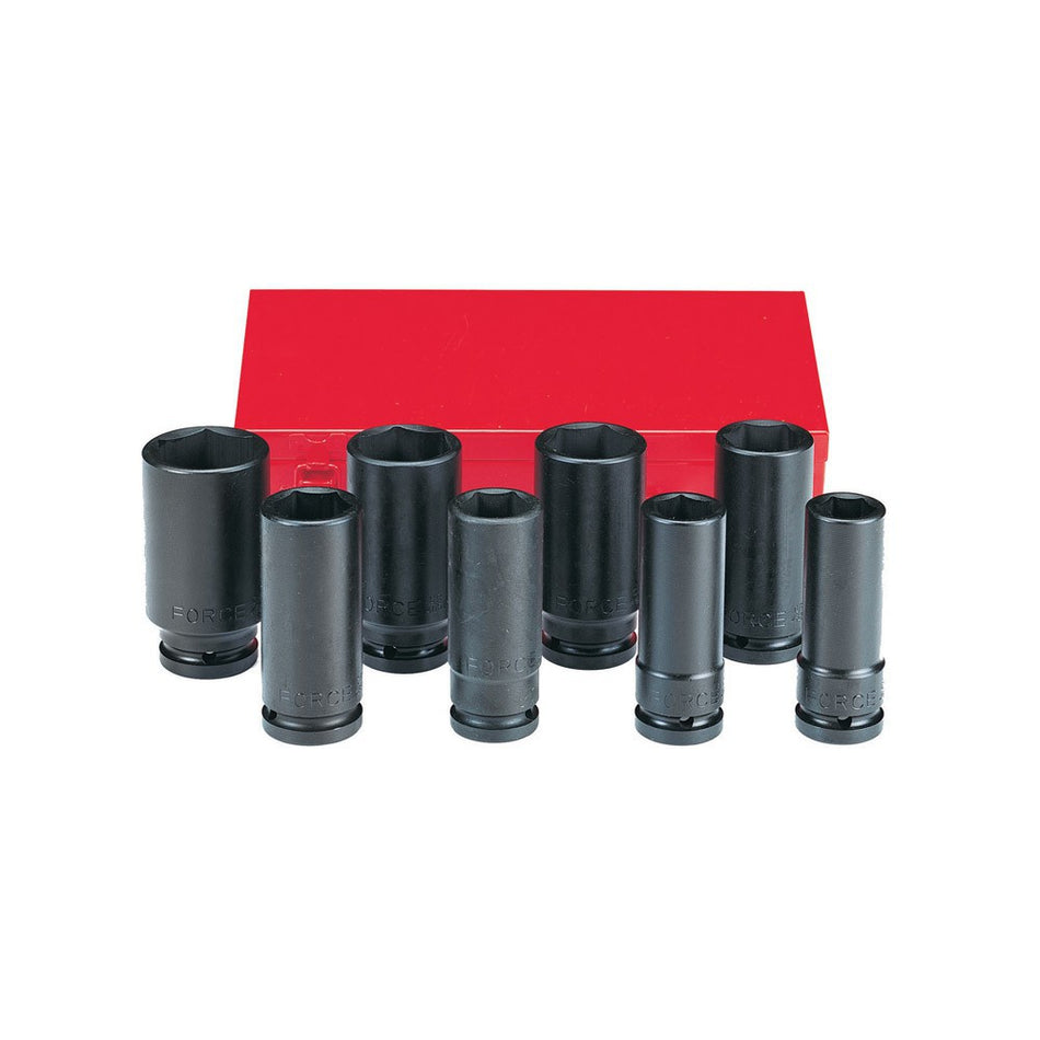 8pc 3/4" Impact deep socket set (MM)