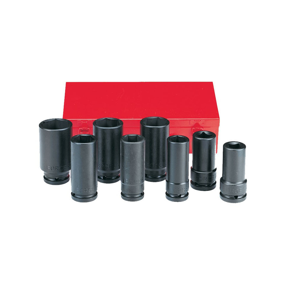 8pc 3/4" Impact deep socket set (MM)