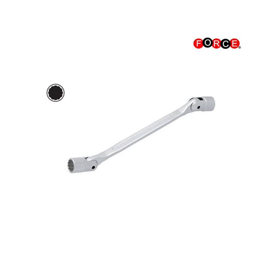 Hinged socket wrench 19x22