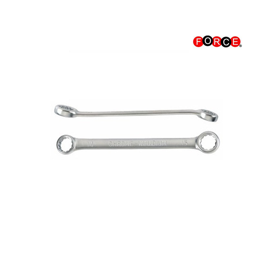 Double ring wrench 6x7 (15° bowed)