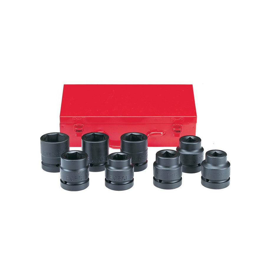 8pc 1" Impact socket set (MM)