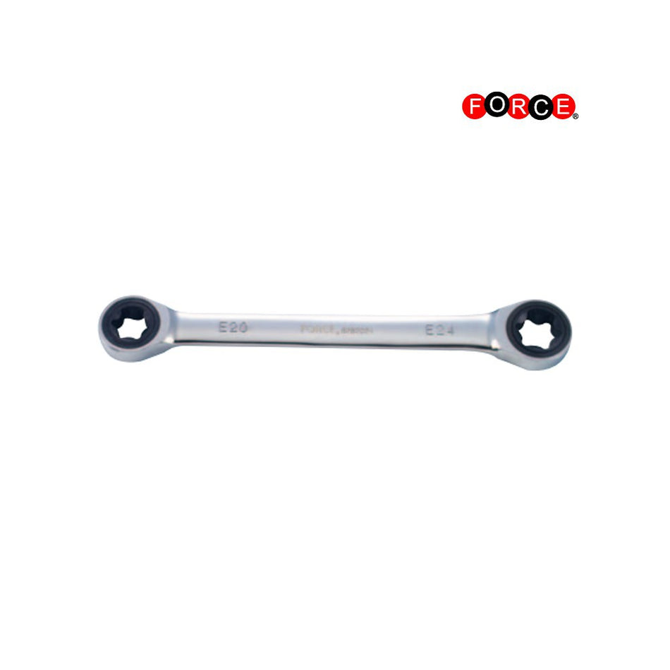 Star double gear flat wrench 10x12