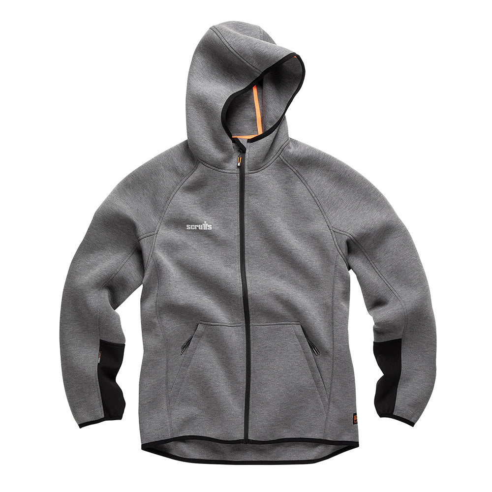 Scruffs - 'Trade Air-Layer' Hoodie, houtskool