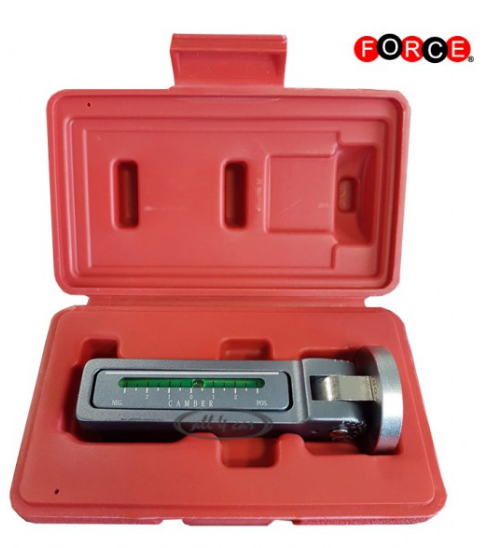 Magnetic adjustable camber gauge